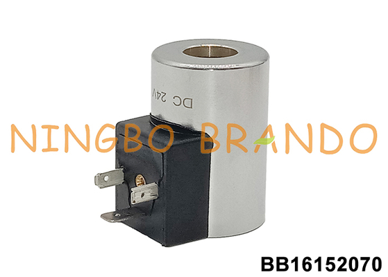16 mm trou 52 mm hauteur bobine de soupape solénoïde hydraulique 33W 12V 24V