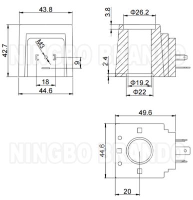 Bobine de vanne solénoïde hydraulique Parker Type 693715 697228 697229 110VAC 220VAC