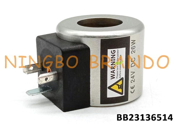 Bobine d'électrovanne hydraulique 24VDC 26W pour excavatrice Foton Lovol FR60