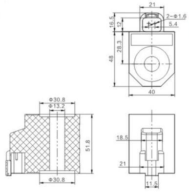 Bobine hydraulique XKBL-00004 pour excavatrice Doosan Infracore 300715-00038, 12V 24V