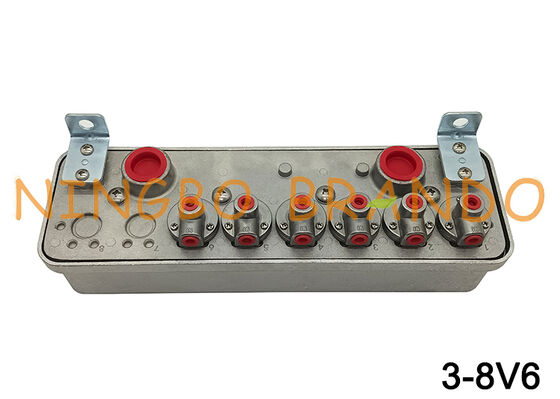 3-8V6 type Goyen boîtier de soupape pilote solénoïde 3-8V6000-330 3-8V6000-336 12V 24V 110V 220V