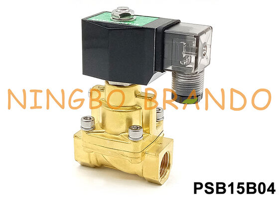 25 bar 1/2'' Steam Brass Solenoid Valve 24VDC 110VAC 220VAC