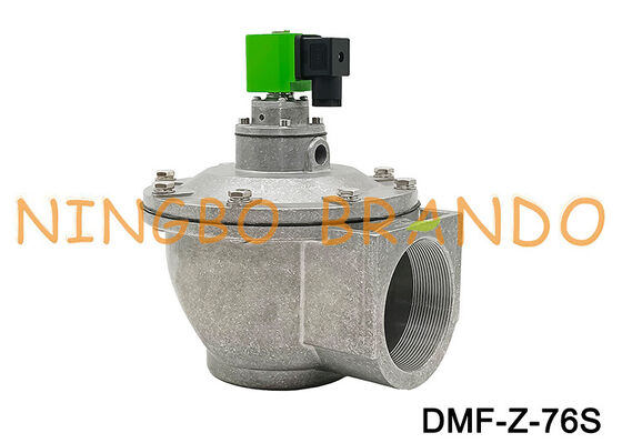 DMF-Z-76S soupape de diaphragme BFEC 3 pouces soupape de pulsation en aluminium à angle droit