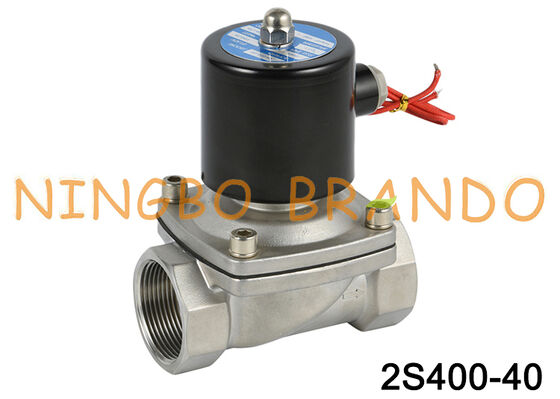 2S400-40 SUW-40 1-1/2" 1,5" électrovanne d'acier inoxydable de pouce NC