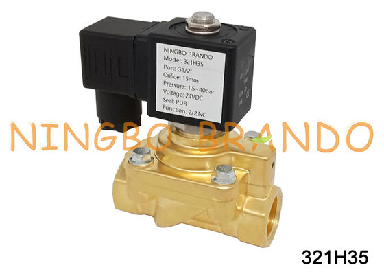 Électrovanne pneumatique Parker type 321H35 2 voies normalement fermées G1/2'' 40 bars
