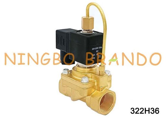 Électrovanne haute pression de Type Parker G3/4 ''322H36, normalement ouverte 24V 220V
