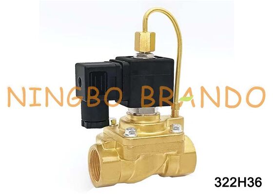 Électrovanne haute pression de Type Parker G3/4 ''322H36, normalement ouverte 24V 220V