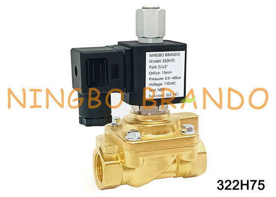 Électrovanne Parker Type 322H75 1/2 '' normalement ouverte 40 bar 24V 110V 220V