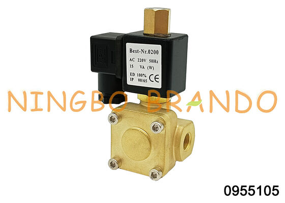 0955105 1/4'' Valve électromagnétique normalement ouverte DC24V AC220V AC110V DC12V