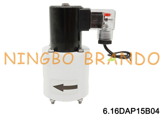 Électrovanne anti-corrosion PTFE 1/2" pour produits chimiques acides et alcalins