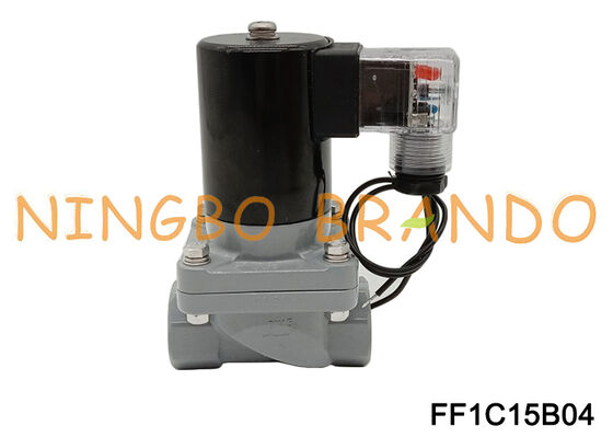 Électrovanne normalement fermée 1/2'' CPVC anticorrosion DN15