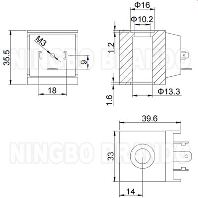 Bobine de solénoïde BC1 B6 BDF 688 pour valve de machine à café CEME 12V 24V 110V 220V