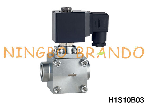 Électrovanne haute pression en acier inoxydable 3/8, 3/8 pouces, 120, 160 bar, eau, Air, gaz, 304