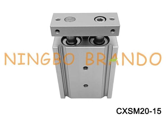 SMC Type CXSM20-15 cyl Guide double tige pneumatique cylindre d'air 20mm alésage 15mm course