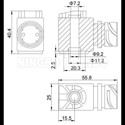 Le système de freinage à courant continu doit être équipé d'une bobine de solénoïde de 24 V pour le freinage à air du camion.