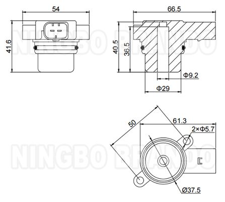 WABCO Type 442 051 021 1 bobine de soupape solénoïde pour suspension pneumatique BMW 12VDC 0,96A