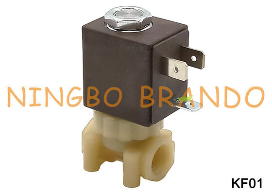 CEME Type 1/8 ''électrovanne d'eau en plastique PA66 sûre de qualité alimentaire NC à 2 voies KF01