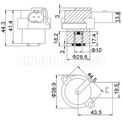 12VDC 4Z01015200 bobine magnénoïde pour compresseur à pompe à suspension d'air