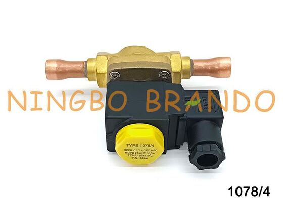 Électrovanne type Castel 1/2'' à souder 1078/4 1078/4A6 1078/4A7 24V 110V 220V
