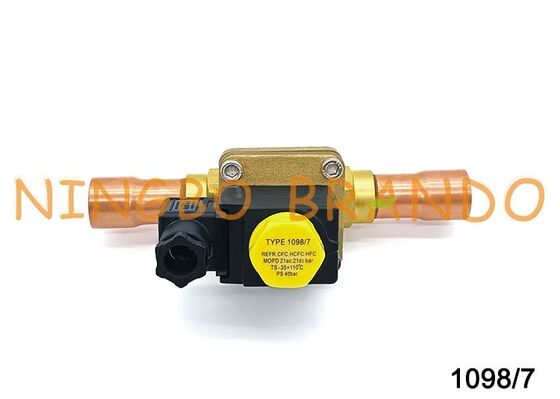 Électrovanne normalement fermée de type Castel 1098/7, 7/8'' à souder 1098/7A7