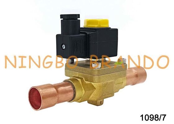 Électrovanne normalement fermée de type Castel 1098/7, 7/8'' à souder 1098/7A7