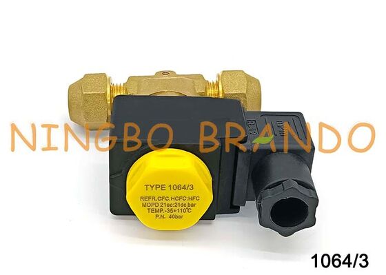 Électrovanne de type Castel 1064/3 évasée 3/8'' 1064/3A7 pour la réfrigération
