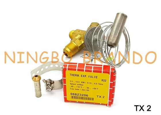 Danfoss Type 068Z3206 TX2 Détendeur thermostatique 3/8'' x 1/2'' Flare