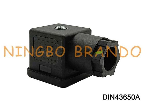 Connecteur 18mm de bobine de solénoïde DIN43650A 3 PIN DIN 43650 type A