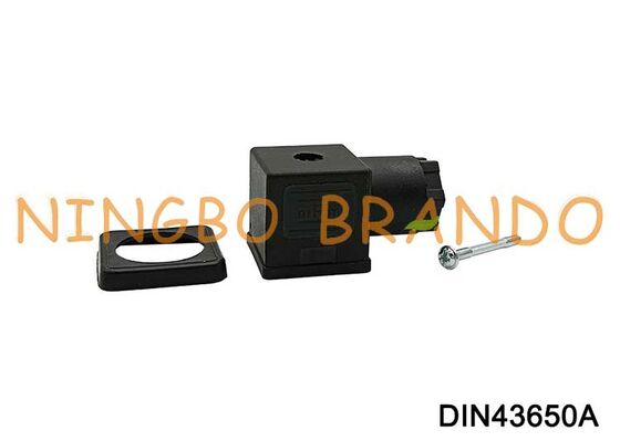 Connecteur 18mm de bobine de solénoïde DIN43650A 3 PIN DIN 43650 type A