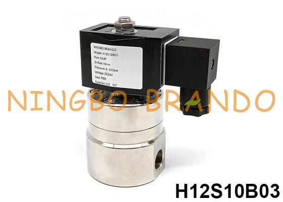 300 bar Électrovanne haute pression 3/8'' 220V 110V 24V 12V