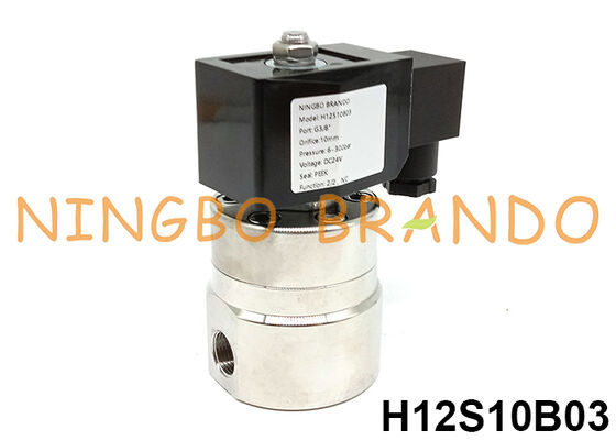 300 bar Électrovanne haute pression 3/8'' 220V 110V 24V 12V