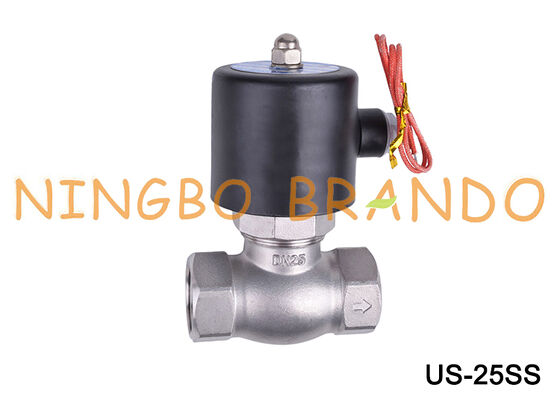 Électrovanne à vapeur en acier inoxydable haute température US-25 1 ''DN25 24V 220V