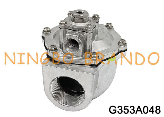 Valve d'impulsion contrôlée par air G353A048, valve de contrôle de la poussière à diaphragme de 2 pouces
