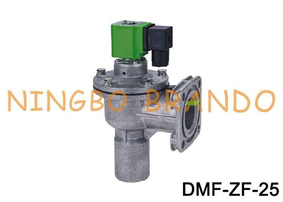 Vanne à jet pulsé à bride DMF-ZF-25, vanne à membrane électrique 1''