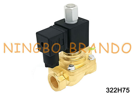 Électrovanne normalement ouverte 322H75 G1/2'' 40 bar DC24V AC220V