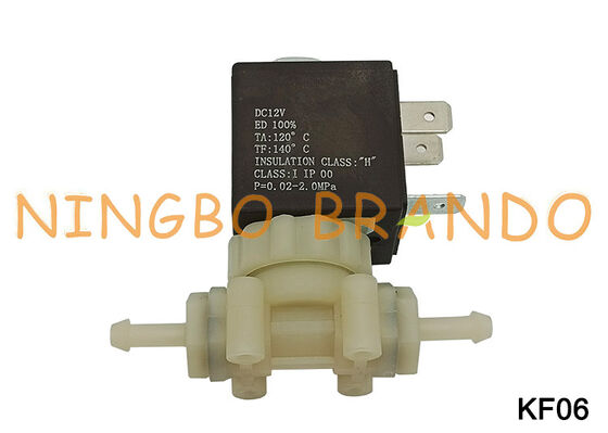 2-Way Normally Closed (NC) PA66 Plastic Solenoid Valve DC 12V