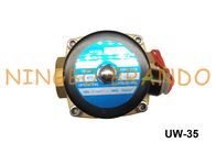 2W350-35 UW-35 1 1/4&quot; type vanne électromagnétique normalement fermée de diaphragme en laiton du corps NBR AC110V d'UNI-D