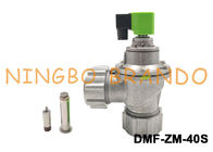 1-1/2 valve pneumatique DMF-ZM-40S de jet d'impulsion de doubles diaphragmes à angle droit de pouce pour le collecteur de poussière