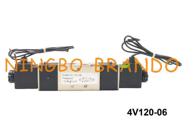 1/8" type 5/2 contrôle électrique AC220V de la pinte 4V120-06 Airtac de manière de double pneumatique de vanne électromagnétique