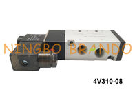 BSP 1/4&quot; type solénoïde simple DC12V DC24V de 4V310-08 AirTAC de manière pneumatique de la vanne électromagnétique 5/2