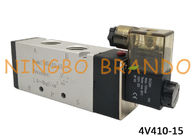 4V410-15 1/2 » 5 type pneumatique simple d'AirTAC de vanne électromagnétique de position de la manière 2 400 séries
