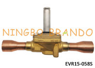 type EVR15 7/8&quot; de Danfoss de vanne électromagnétique de la réfrigération 032L1225 corps en laiton de soudure d'ODF pour la climatisation