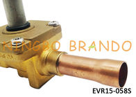 type EVR15 5/8&quot; de 032L1228 Danfoss solénoïde Vave pour le système de réfrigération et corps en laiton de climatisation sans bobine