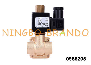 3/8&quot; a normalement ouvert la vanne électromagnétique du laiton 0955205 pour des compresseurs d'air