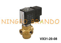 1/4 vanne électromagnétique en laiton d'échappement rapide de manière de 1/8 pouce 3 VX31 VX32 VX33 VMI 230V 110V 24V