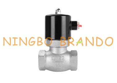 Type d'Uni-D vanne électromagnétique d'acier inoxydable de la série 1-1/2 des USA » pour la vapeur AC220V DC24V d'eau chaude