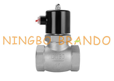 Type série 2&quot; d'Uni-D des USA vanne électromagnétique à hautes températures d'acier inoxydable de vapeur de pilote de piston AC220V DC24V