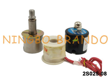 Type vanne électromagnétique d'acier inoxydable de SUS-08 G1/4 » DC24V AC220V d'UNI-D