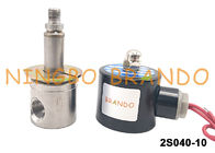 Type valve DC24V AC220V d'UNI-D de l'eau de solénoïde d'acier inoxydable de SUS-10 G3/8 »