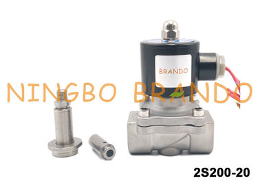 Type valve DC24V AC220V d'UNI-D de l'eau de solénoïde d'acier inoxydable de SUW-20 2S200-20 G3/4 »